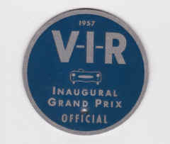 1957 VIR Grand Prix Officials Plaque (Coleman Autograph).jpeg (44782 bytes)